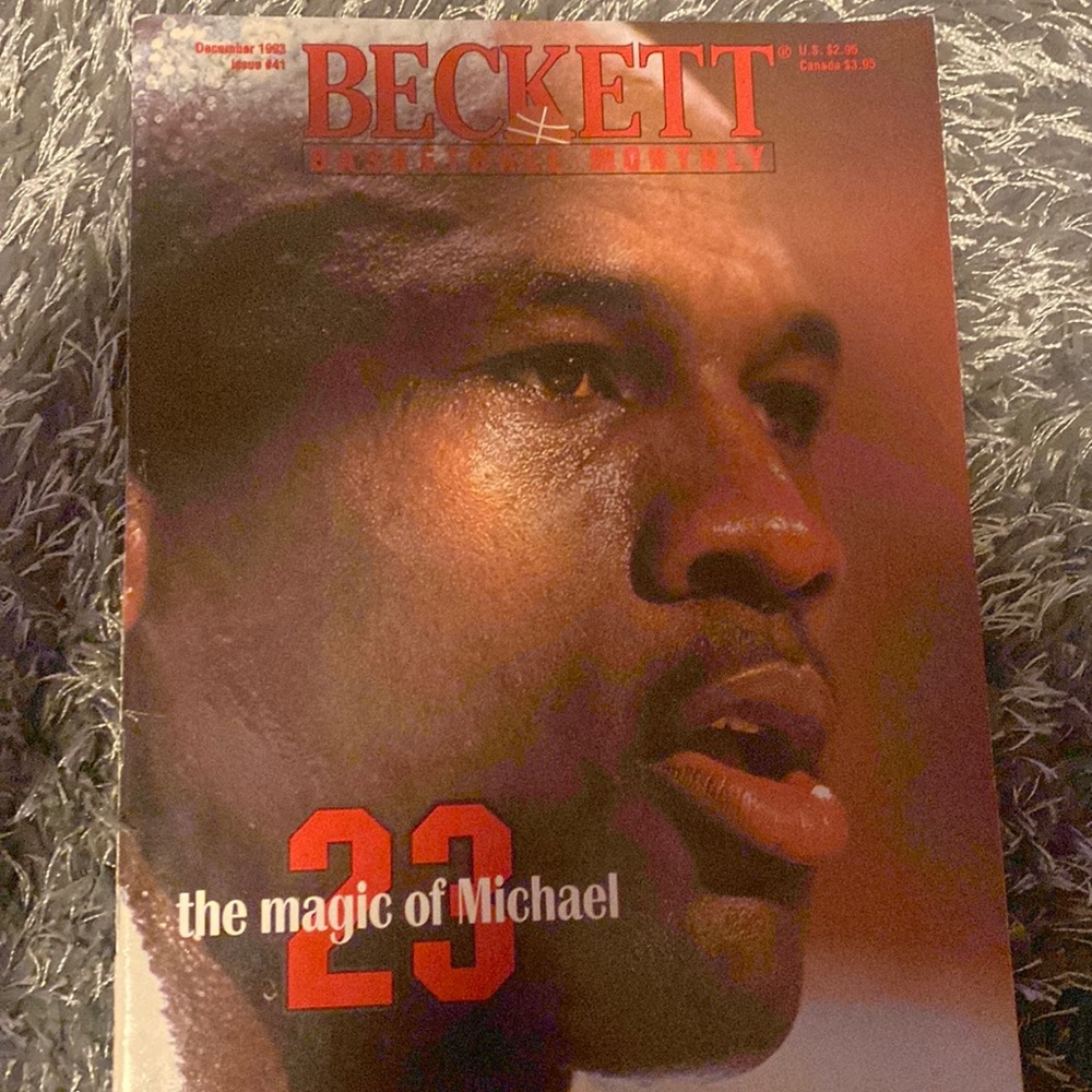 The magic of Michael Jordan 23 Beckett magazine issue 41